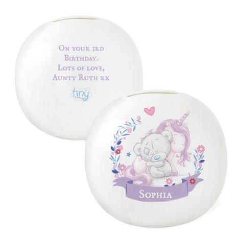 Personalised Tiny Tatty Teddy Unicorn Money Box £16.99